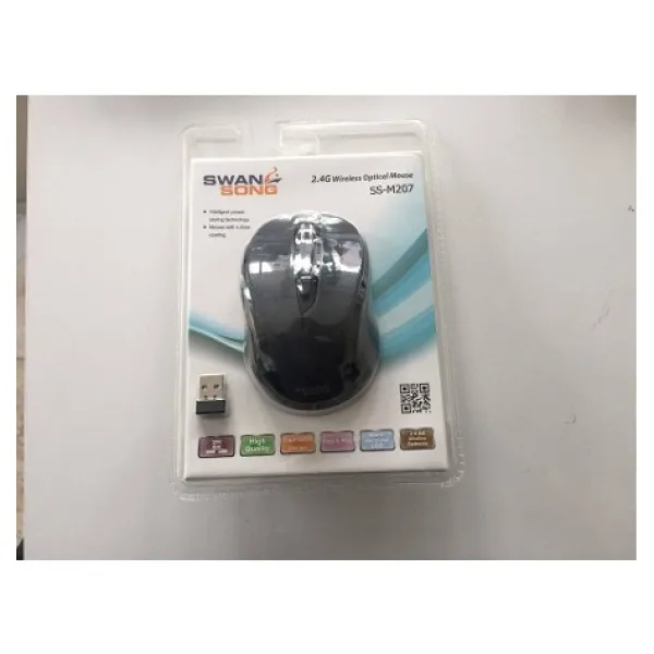 SWAN SONG SS-M207-D KABLOSUZ MOUSE BEYAZ-SİYAH
