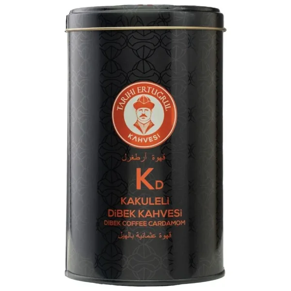 Tarihi Ertuğrul Kahvesi Dibek Kahvesi Teneke 250 G + Kakuleli Dibek Kahvesi Teneke 250 G