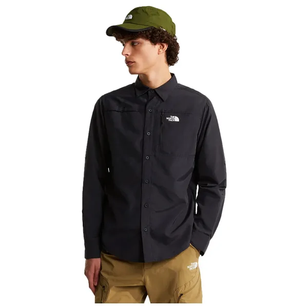 The North Face Sequoia NF0A8FU5JK31 Uzun Kollu Siyah Erkek Gömlek
