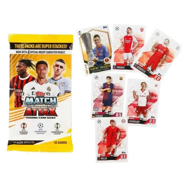 Topps UEFA Match Attax 2024-25 Koleksiyon Kartları
