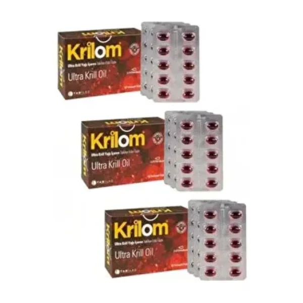 Ultra Krill Oil 30 Yumuşak Kapsül 3 Adet - Aromasız