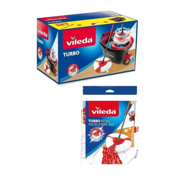 Vileda Turbo 2in1 Temizlik Seti + Yedek Paspas