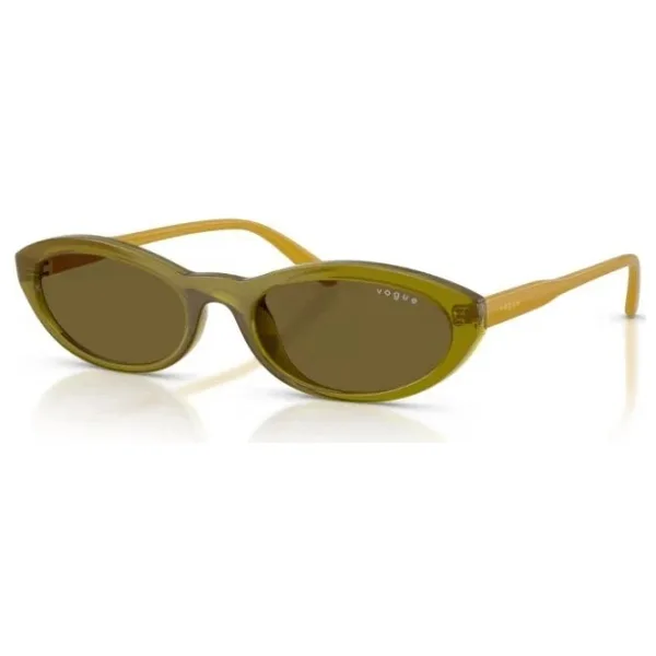 Vogue VO5697SU 328373 Transparent Green-Dark Brown Kadın Güneş Gözlüğü