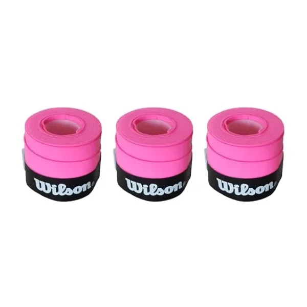 Wilson Comfort Bowl O'Grips Overgrip 3 Adet Grip Tenis Raketi Gribi (Pembe)