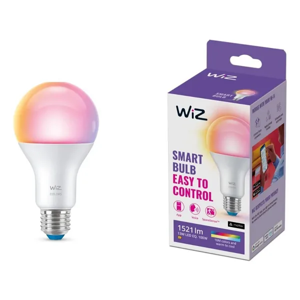 WiZ A67 Renkli Ambiyans 13 W-100 W E27 Akıllı LED Ampul