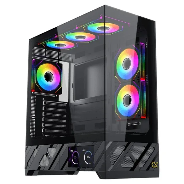 Xigmatek EN48692 Alphard Pro Siyah Odın Iı 850W 4x12CM Argb Fan 6.8'' LCD Li Atx/e-Atx Gaming Oyuncu
