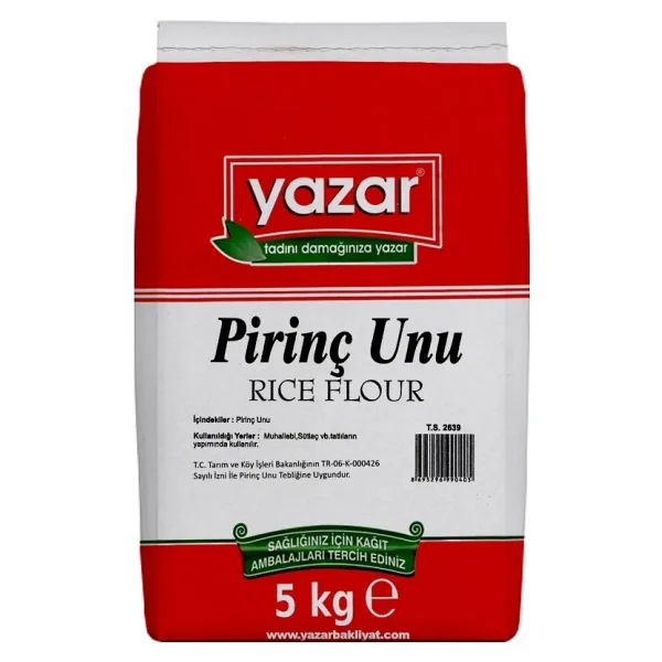 Yazar 5 kg Sade Pirinç Unu