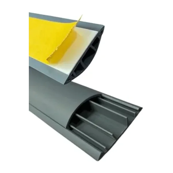 1m Kendinden Yapışkanlı 50X12MM Gri Balık Sırtı Kablo Kanalı - 1 Metre