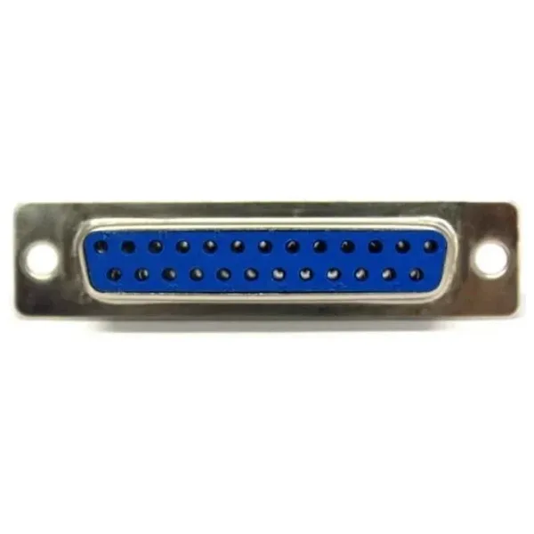 25 Pin Dişi D-Sub Konnektör Lehim Tip