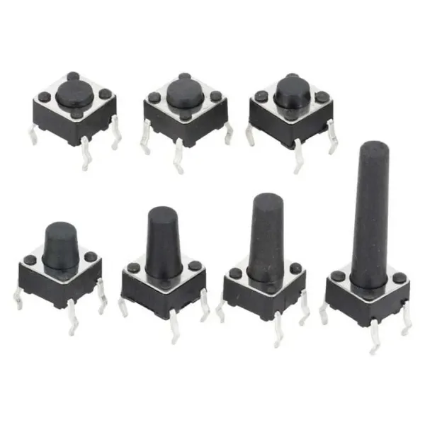 6x6x11mm 4 Pinli Push Buton - Tact Switch