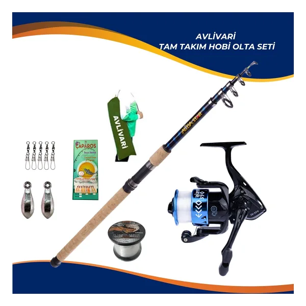 Albastar Celtic 270 cm 100-300 gr Avlivari Ecco 4000 Tam Takım Kıyı Hobi Olta Seti