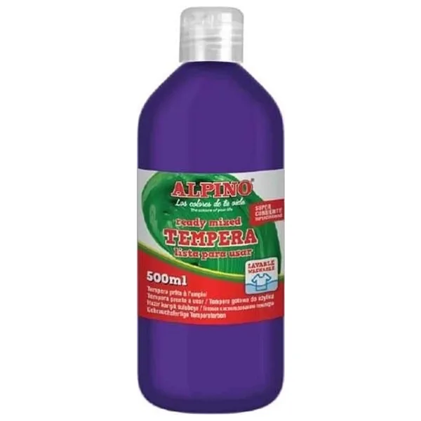 Alpino 500 ml Tempera Boya Mor