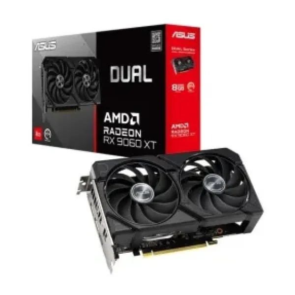 Asus RX 9060 XT Dual DUAL-RX9060XT-8G 128 Bit GDDR6 8 GB Ekran Kartı