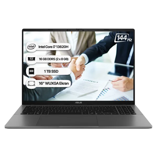 Asus Vivobook S16 S3607VA-RP012 i7-13620H 16 GB 1 TB SSD UHD Graphics 16" WUXGA Notebook
