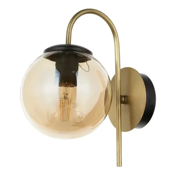 Avonni Ap-60327-1bsy Siyah Boyalı Aplik E27 Metal Cam 20cm