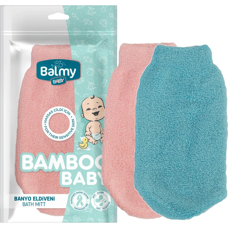 Balmy Bambu Bebek Banyo Eldiveni