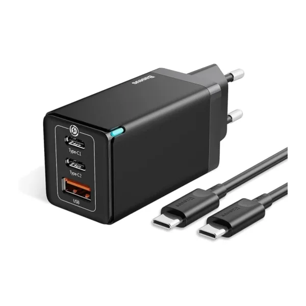 Baseus GaN5 Pro 65 W Type-C Kablolu Hızlı Şarj Aleti