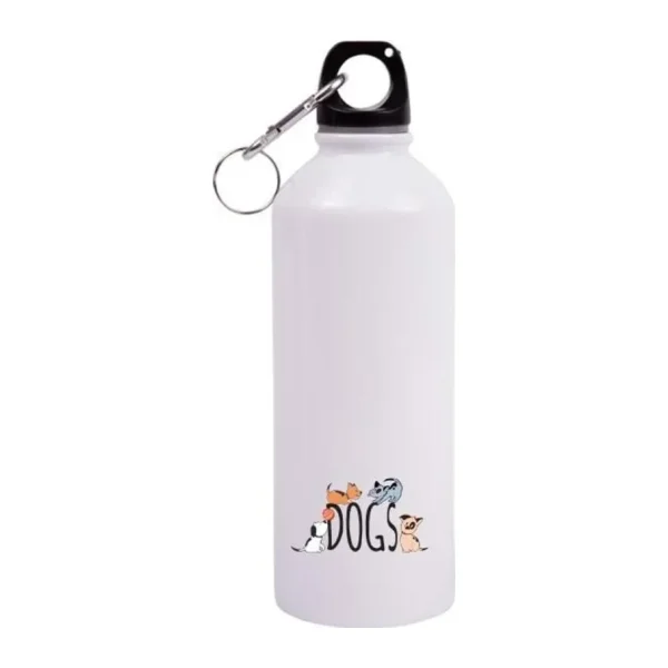 Biggdesign Dogs 400 ml Karabinerli Alüminyum Matara