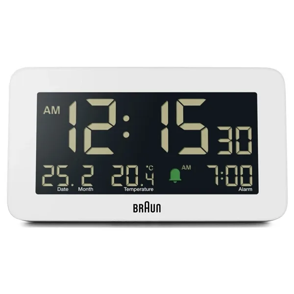 Braun BC10W Dijital Alarmlı Masa Saati