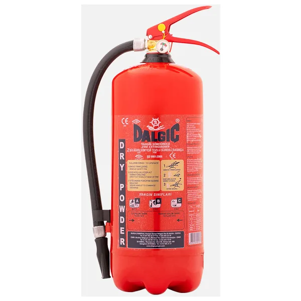 Dalgıç Abc Tipi Kuru Kimyevi Tozlu 2 Kg Yangın Tüpü