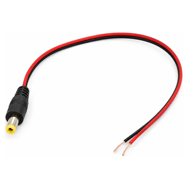 DC Power Erkek Jack Güç Kablosu CCTV Kamera ve Kayıt Cihazı Bağlantı Kablosu