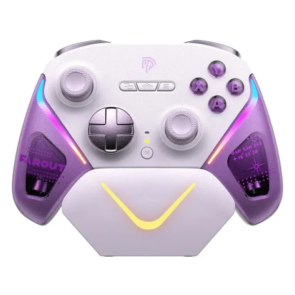 Easysmx D10 - Kablosuz Gamepad - Hall Effect Stick - Drift & Dead Zone Yok, Pc/switch/steam Uyumlu - Mor
