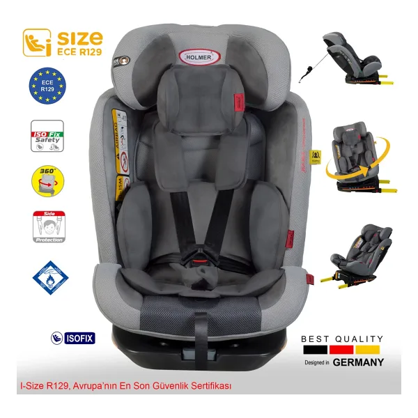 Holmer Kids Maxi Protect Aero 3D Gri 0-36 kg Oto Koltuğu