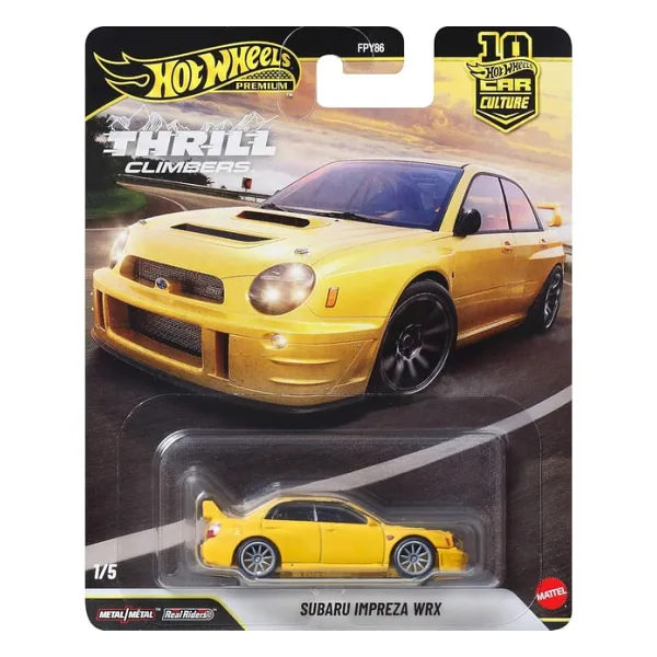 Hot Wheels Premium Car Culture Thrill Climbers Subaru Impreza WRX FPY86-JKF21