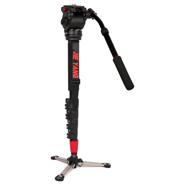 Jieyang Monopod JY0517B Mandallı Kilit Sistemi Kırmızı