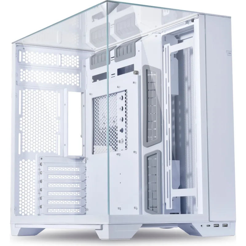 Lian Li O11 Vision Compact Fansız Beyaz E-ATX Oyuncu Kasası