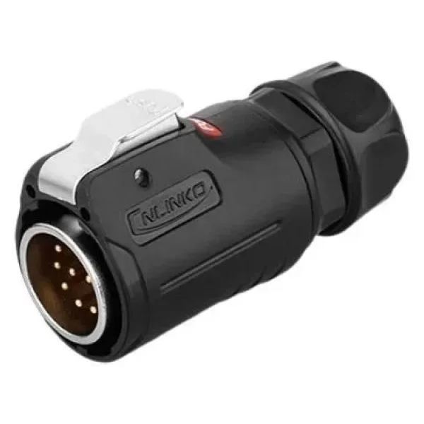 LP-24-C12PE-01-001 12-Pin Su Geçirmez Konnektör - Erkek