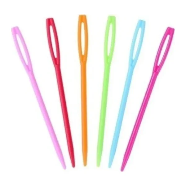 Mbb E-Ticaret 6 Adet Plastik Yün Iğnesi 9Cm