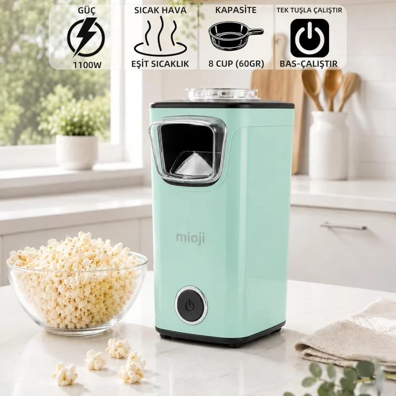 Mioji Mio POPX1 Yeşil Mısır Patlatma Makinesi