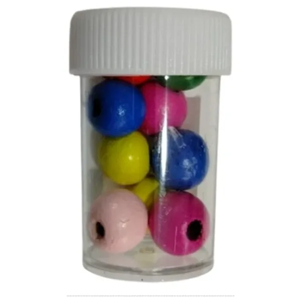 Misyon Ahşap Boncuk Renkli 15Mm - 3 Kutu