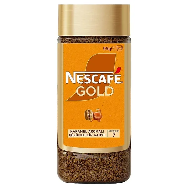 Nescafe Gold Karamel Aromalı Granül Kahve 95 gr