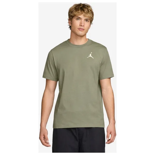 Nike Air Jordan Jumpman SS Crew Mens Erkek Günlük Tişört Yeşil