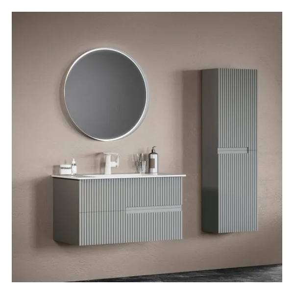 Orka Moonlight 90 Cm Banyo Dolabı Ve Boy Dolabı Takımı