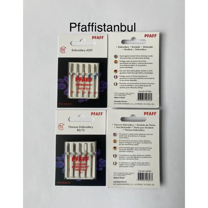 Pfaff Nakış Iğne Seti 2'li