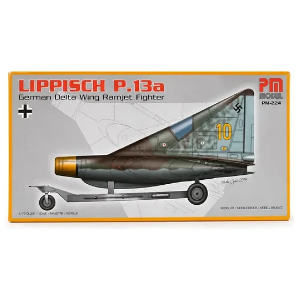 PM Lippisch P.13a Ramjet Model Savaş Uçağı Demonte Plastik Maketi