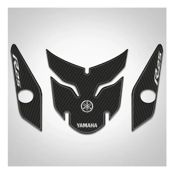 Redline Grafik Redlinegrafik R25 Uyumlu Karbon desen Çamurluk Pad Set Sticker
