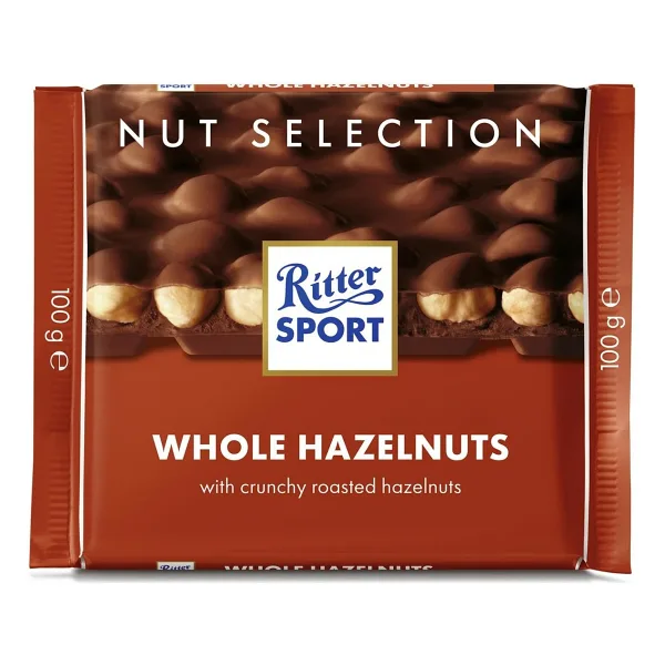 Ritter Sport Tane Fındıklı Bitter Çikolata 100 gr