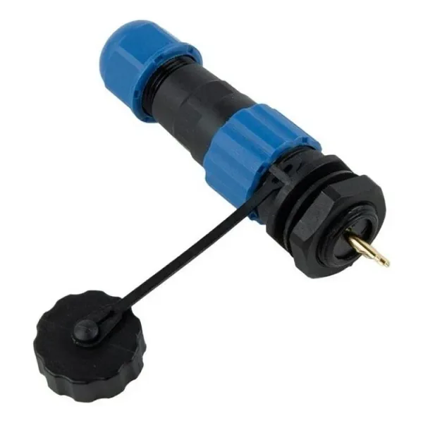 SD13 2 Pin 13mm Su Geçirmez Konnektör Takımı - Panel Tipi