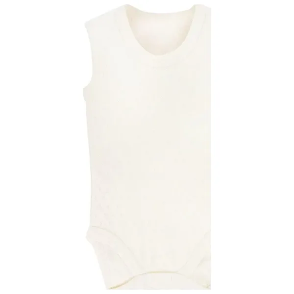 Sema Baby Jakarlı Askılı Badi (Body) - Beyaz 0-6 Ay