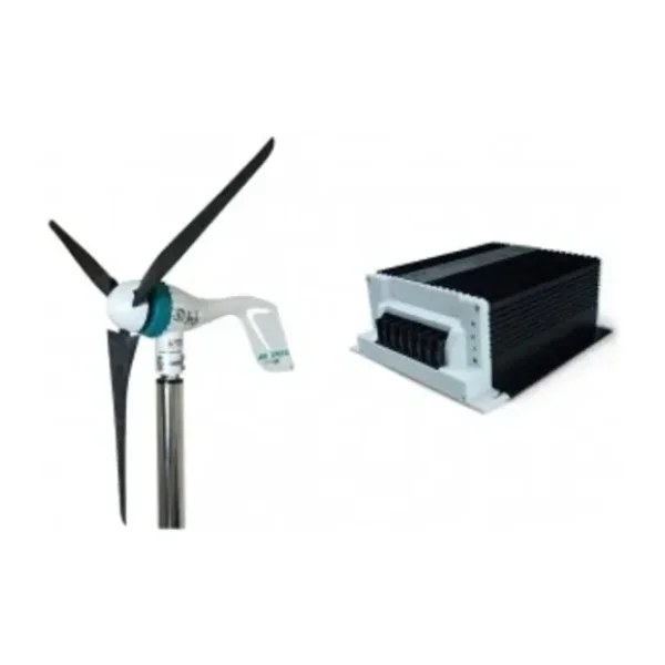 Set Air Speed 500W 24V Rüzgar Türbini + Hibrit Şarj Kontrol Cihazı iSTA-BREEZE