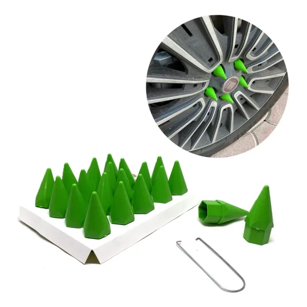 Sivri Mermi Bijon Kapağı Sökme Aparatlı Yeşil 17mm