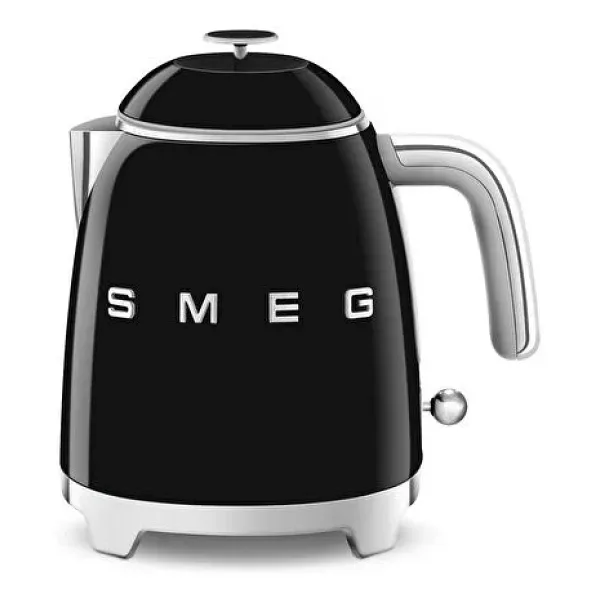 Smeg 50'S Style Retro Siyah KLF05BLEU 1400 W 0.8 lt Mini Kettle
