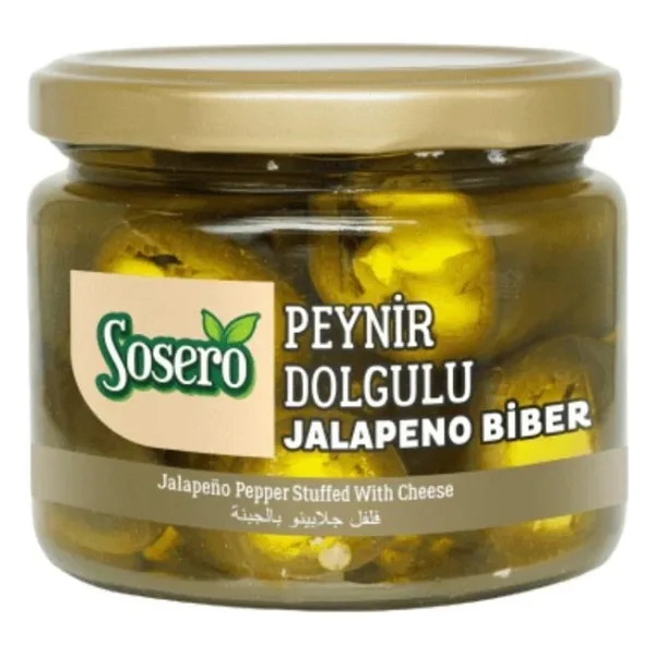 Sosero Peynir Dolgulu Jalapeno Biber 300 G