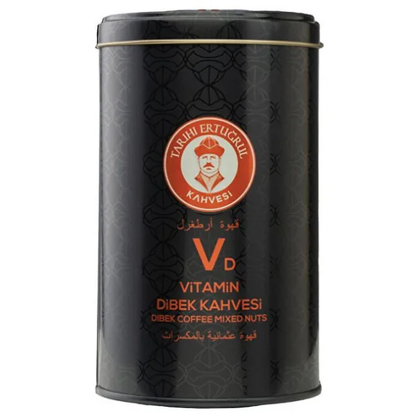 Tarihi Ertuğrul Kahvesi Dibek Kahvesi Teneke 250 G + Vitamin Dibek Kahvesi Teneke 250 G