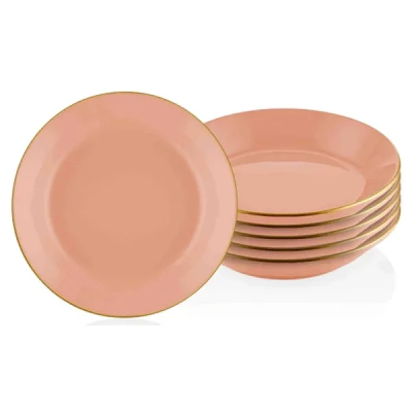 The Mia Basic Yemek Tabağı 6'lı Set 20 cm
