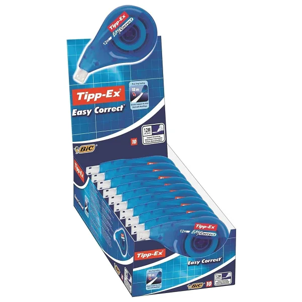 Tipp-Ex Easy Correct Şerit Düzeltici 12 Mt. 10'lu Kutu